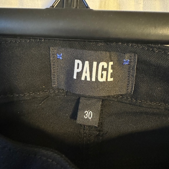 Paige Hoxton Jeans. Black. Size 30. - Picture 6 of 9